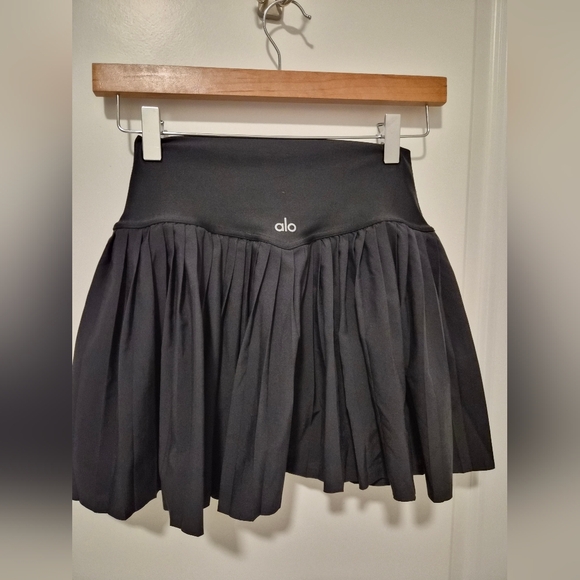 Alo Yoga Grand Slam Tennis Skirt black - Picture 4 of 7